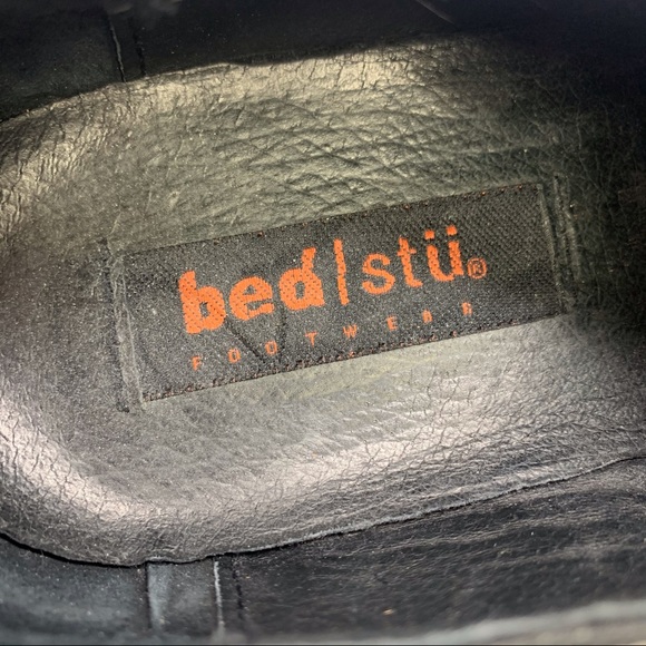 NWOT Bed Stu Men’s Black Leather Slip On Loafers 9 main image 9